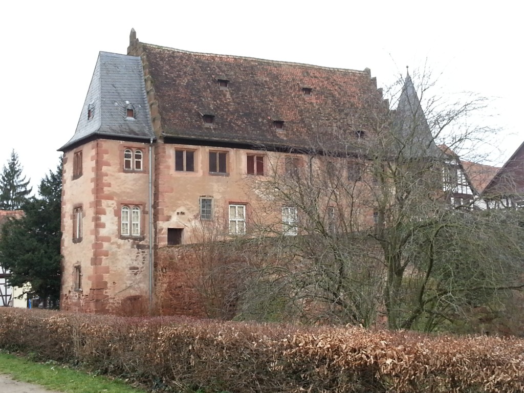 Steinernes Haus vom Meliorsdamm aus gesehen